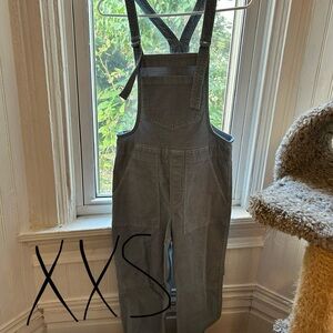 Aerie Corduroy Overalls XXS